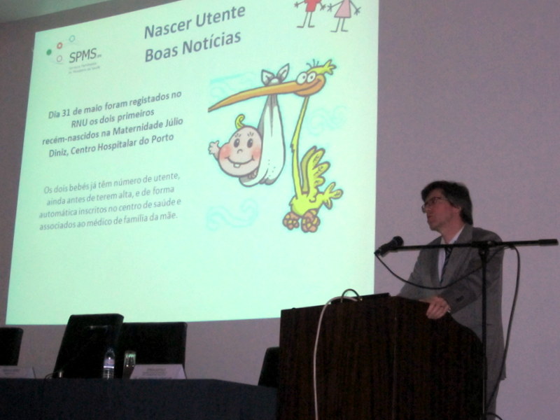 Professor Henrique Martins na apresentação do Plano Nacional de Saúde Infantil e Juvenil