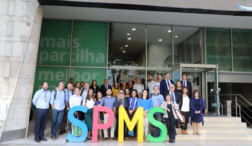 comitiva brasileira na SPMS foto coletiva