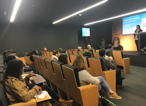 apresentação no Workshop de reestruturação da Área do Cidadão nas instalações da SPMS