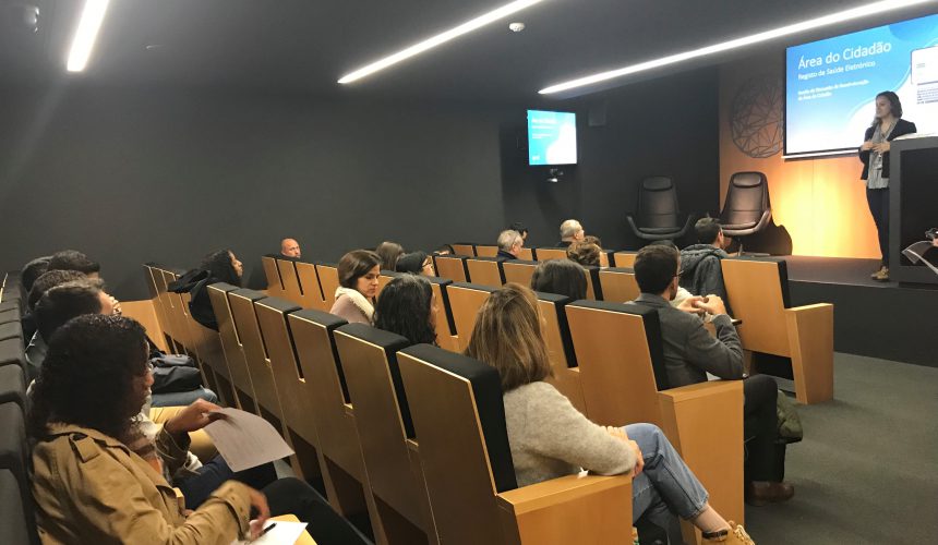 apresentação no Workshop de reestruturação da Área do Cidadão nas instalações da SPMS