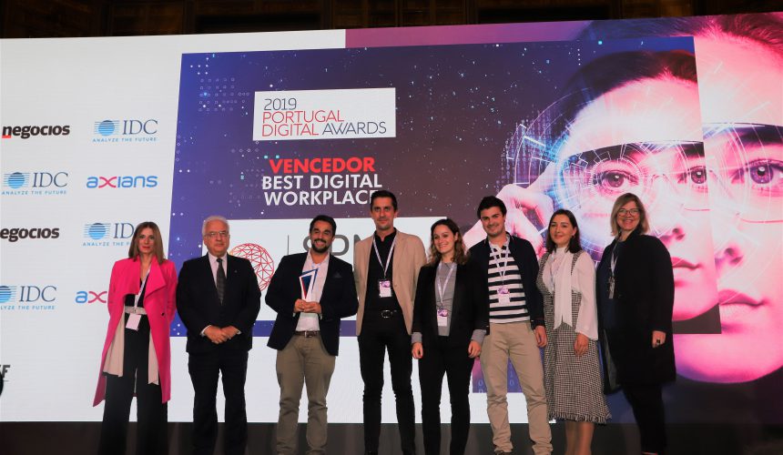 Equipa SPMS no Portugal Digital Awards