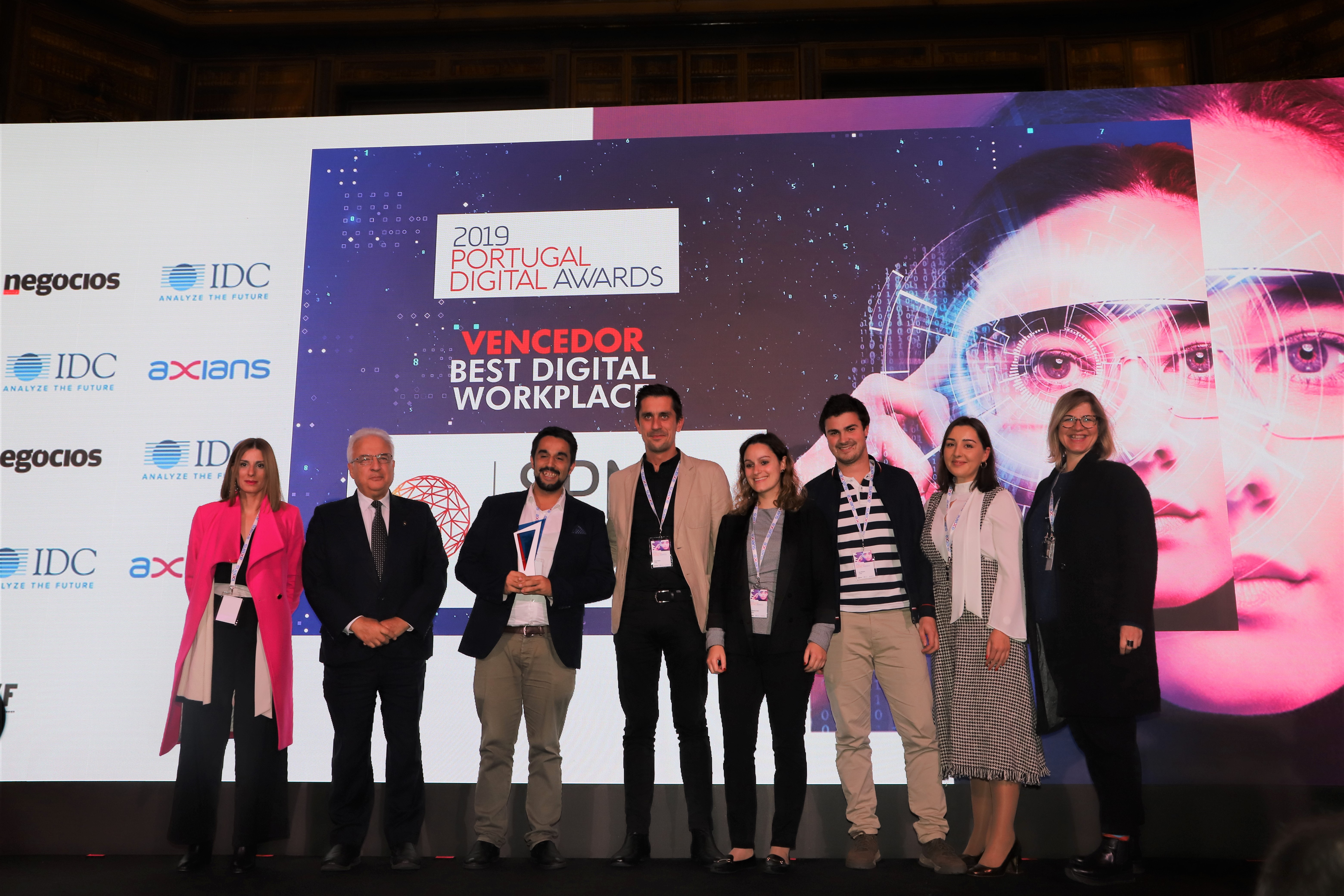 Equipa SPMS no Portugal Digital Awards